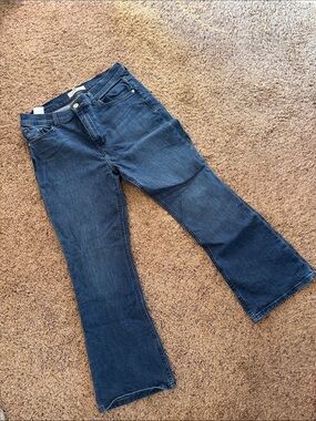 Current/Elliott Dark Blue Flare Jeans